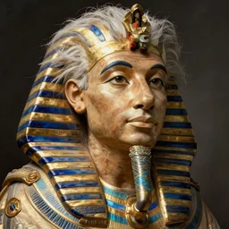 pharaoh einstein portrait