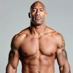 skinny dwayne the rock johnson