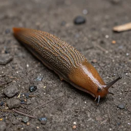 a super slug, full body, slug body, very realistic, very consistent, 8 k, highly detail, dslr camera