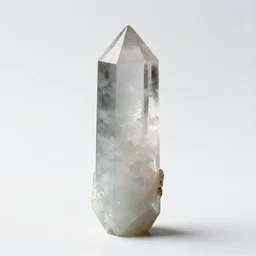 jade quartz crystal points, photorealistic, isolated on a pure white background, centered, entire object in frame, sharp focus, soft studio lighting