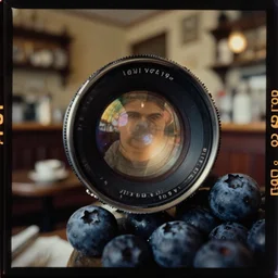kodak portra 4 0 0, wetplate, 8 0 0 mm lens, closeup, 1 9 3 0 s color portrait inside an austrian coffee house bar by saul leiter, insanely detailed, insanely intricate, depth of field, blueberry