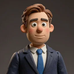 portrait of mark rutte claymation, photorealistic, f 1. 8, soft lightning, high detail, 8 k, action figure