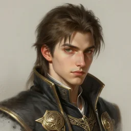 semi-realistic portrait of a young handsome mage, dragon age, male, face, fantasy, intricate, elegant, digital painting, artstation, concept art, smooth, sharp focus, illustration, art by artgerm and greg rutkowski and alphonse mucha