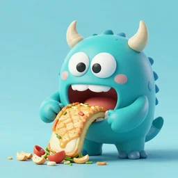 javascript monster eating functions
