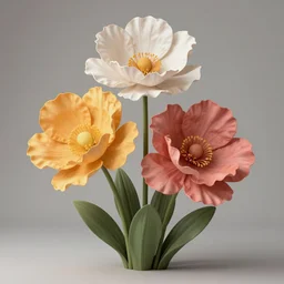 i dream of big flowers modern in a studio