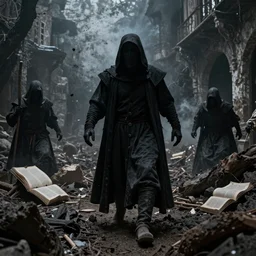 Black Plague by Giovanni Bocaccio, photo realistic, dreamlike, realistic detailed chaotic wide angle lens dark lighting