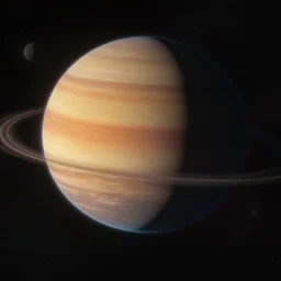 a sunset planet in the solarsystem