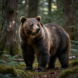 Bird Bear Druid of the forest
