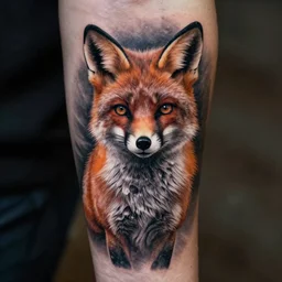 a sweet idea for a fox tattoo