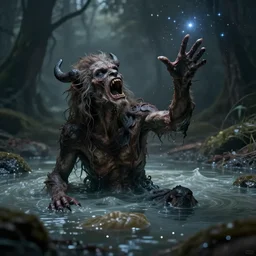 the wretched beast writhes and screeches in a pool of its own biochemical soup, reaching out to the stars in a futile attempt to cling to reality.
