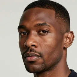 cinematic close up artwork a light skin black man with short hair and a stubble looking to the camera with a slight smile while he's surrounded by zombies by greg rutowski, 4 k, sun rays, masterpiece