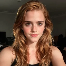 emma watson selfie of her peaches