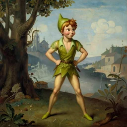 Peter pan  by Leonardo DaVinci