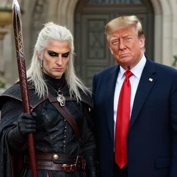 herald witcher meets donald trump