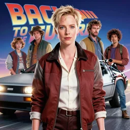 formal portrait of beautiful tilda swinton as doc brown from back to the future. digital art by eugene de blaas, ross tran, and nasreddine dinet, vibrant color scheme, intricately detailed, delorean background, in the style of romanticism, cinematic, lighting background, artstation, greg rutkowski