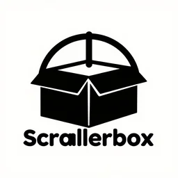 scrawlerbox, logo design for a stationary subscription box, svg, vector, 2 d