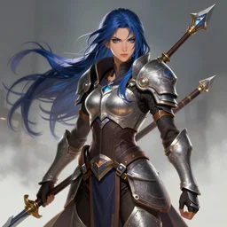 female fantasy warrior in the style of Artgerm, WLOP, Rossdraws, trending on artstation H- 768