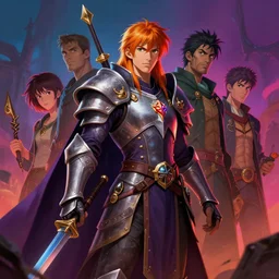 portrait, dnd paladin, gloomhaven, dynamic lighting, gaudy colors, octane render aesthetic, matte painting concept art, official fanart behance hd artstation by jesper ejsing, by rhads and makoto shinkai and lois van baarle and ilya kuvshinov and rossdraws