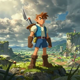 1 9 9 6 nintendo pre - rendered concept art of the wind waker