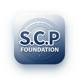S.C.P Foundation's Logo as an App Icon on your phone, modern, gradient, detailed, very detailed, heavily detailed, intricate details, intricately detailed, digital art, trending on artstation, 3D, studio quality lighting, dramatic lighting HD Quality, 4k resolution, 8k resolution, Realistic, Shiny