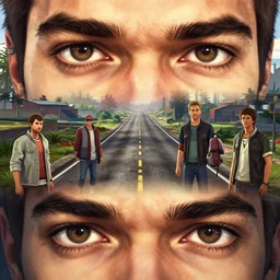 highly detailed vanishing road - point of eyes, in gta v, stephen bliss, unreal engine, fantasy art by greg rutkowski, loish, rhads, ferdinand knab, makoto shinkai and lois van baarle, ilya kuvshinov, rossdraws, tom bagshaw, global illumination, radiant light, detailed and intricate environment