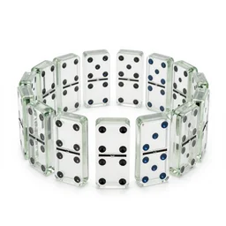 glass dominoes set, 8k product photo, isolated on a pure white background, centered, entire object in frame, sharp focus, soft studio lighting