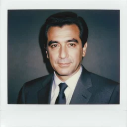 Portrait of George Costanza in a suit, ethereal, polaroid, by Iwai Shunji