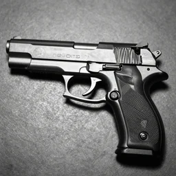safe gun, 35mm photograph