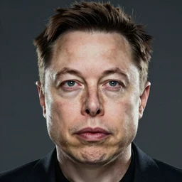 4 k highly detailed portrait 3 / 4 photography by elon musk wearing a tuxedo tuxedo and a top hat top hat smiling happy and satisfied