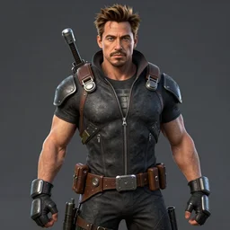 robert downey jr as a team fortress 2 character