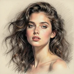 colorsketch of a lucid dream, amazing composition, astonishing detail, beautiful shading, award winning
