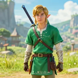 Tom holland as link in legend of Zelda