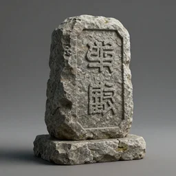 Anchient Ninja Stone, highly detailed, 8k, fantasy