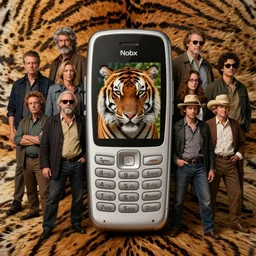a mobile phone from the year 2 0 3 0 fantasy art portrait, ultra realistic, cinematic, wide angle, tiger skin, highly detailed by boris vallejo, scott roberston, marco plouffe, neville page, aaron horkey, wayne barlowe, craig mullins, roberto ferri, hajime sorayama