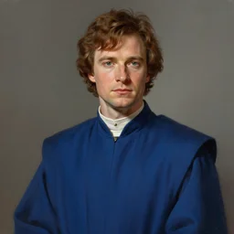 portrait of a man that resembles matt smith, wearing the blue robes of a senator, star wars expanded universe, he is about 3 0 years old, highly detailed portrait, digital painting, artstation, concept art, smooth, sharp foccus ilustration, artstation hq by artgerm and greg rutkowski and alphonse mucha