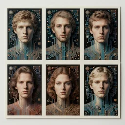 5 5 mm portrait photo of communion circuits ; mind links ; thousand - cycle communications - and - relay forms.. 8 0 s atmosphere. art by greg rutkowski. highly detailed 8 k. intricate. lifelike. soft light. nikon d 8 5 0.
