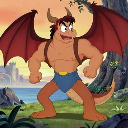 The further adventures of Dirk the Daring, of Dragon's Lair, from Don Bluth studios