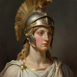 head and shoulders portrait of athena goddess of wisdom, beautiful, wearing a helmet, digital painting, artstation, concept art, smooth, sharp focus, illustration, by artgerm and greg rutkowski and alphonse mucha