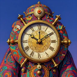 A psychedelic challis clockwork behir , vibrant color scheme, highly detailed, in the style of romanticism, cinematic, artstation, Moebius, Greg rutkowski
