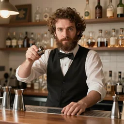 rasputin as a hipster barista, 8 k, high quality