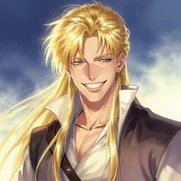 lucifer morningstar smiling from lucifer artwork netflix by feng zhu, alena aenami artworks