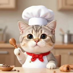 kitten chef