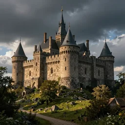 medieval castle, abraham rattner