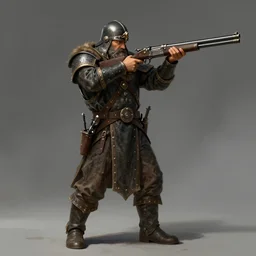 full body concept art of a high fantasy ww 1 dwarven soldier firing a enchanted heavy shotgun trending on artstation deviantart pinterest detailed high resolution hd 8 k