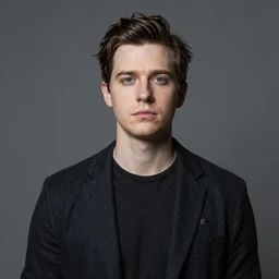 portrait of Nick Land, genderswap, genderswapped