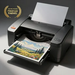 A pen, style of dot matrix printer