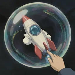 hyperrealist studio ghibli dull colors pov shot from close encounters of the third kind 1 9 7 7 of a warped scientist rocketing through a snake bubble.
