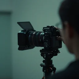 cinematographic shot with simbolism