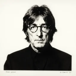 individual john lennon silk screen portrait banksy style