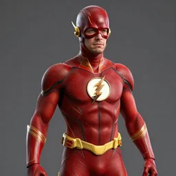 what if lucas till played the flash, character photography, hyper realistic, photorealistic, detailed, artstation, cinema 4 d, ultrarealistic, high quality 3 d render, lumion render, zbrush